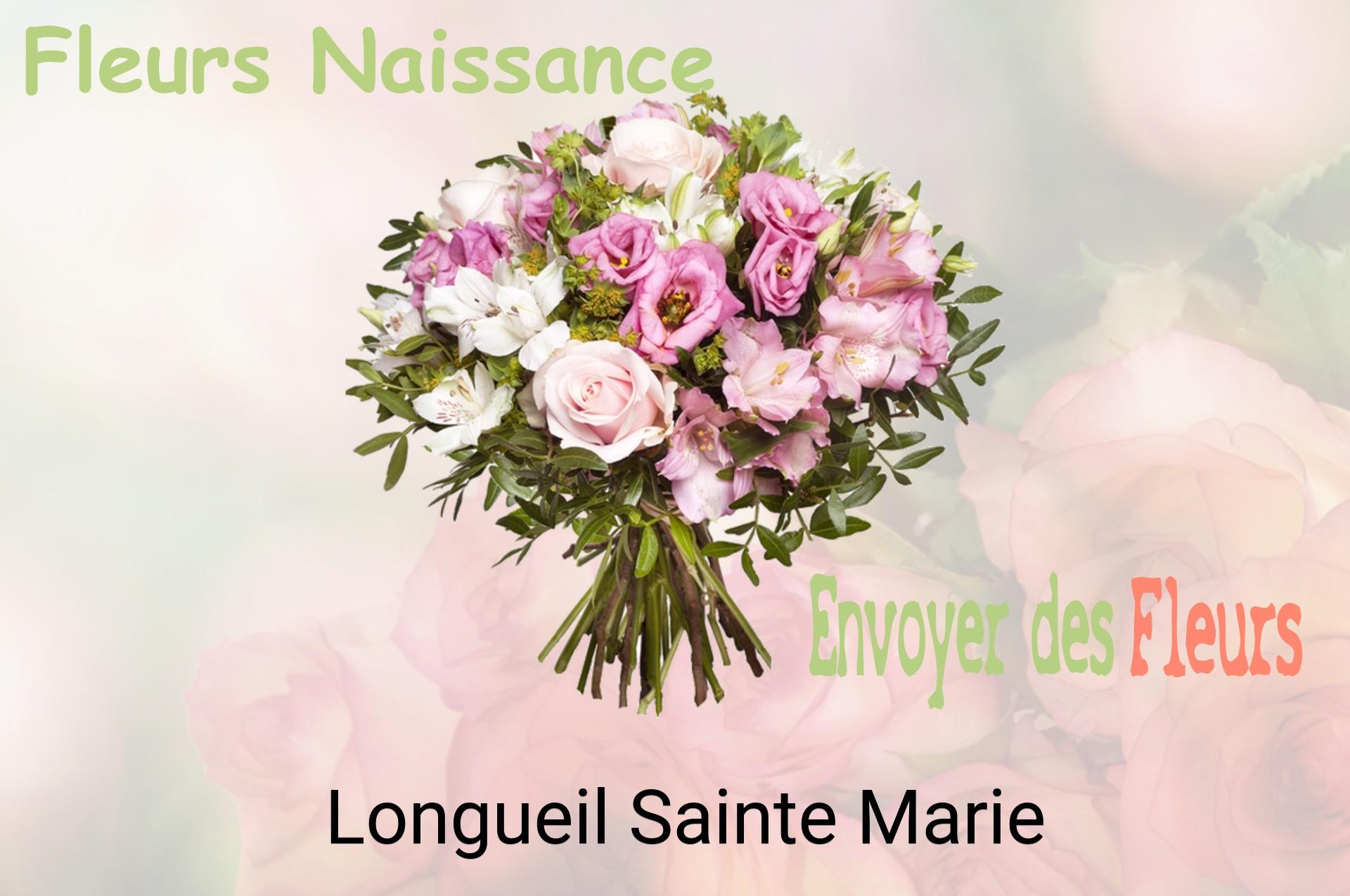 Bouquet de fleurs de naissance livré à Longueil-Sainte-Marie