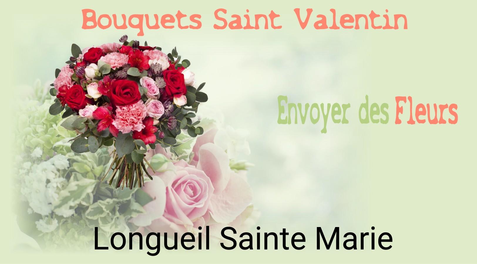 Roses de Saint-Valentin livrées à Longueil-Sainte-Marie
